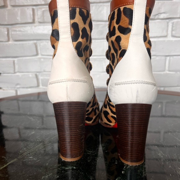 Christian Louboutin Leopard tri color booties 40.5 - Picture 12 of 12